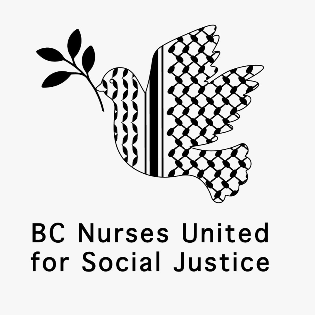 bc nurses logo keffiyeh dove