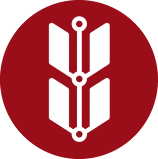 PSA UBC logo showing a simplified olive branch tatreez design