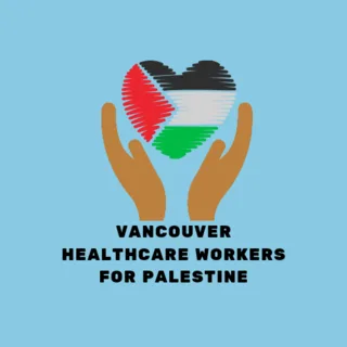 vancouver healthcare workers for palestine logo